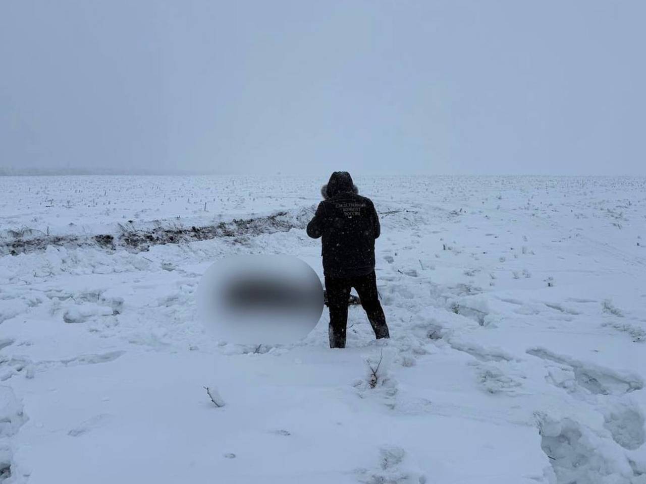 Тракторист нашел в поле насмерть замерзшего российского подростка
