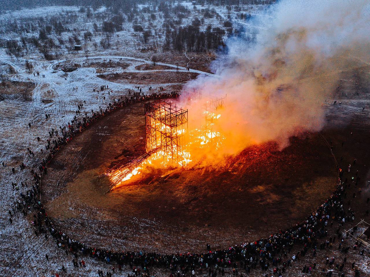 Масленичный фестиваль в арт-парке Никола-Ленивец покажут онлайн