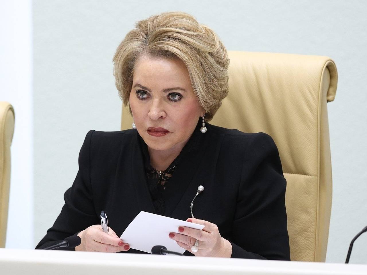 Матвиенко призвала российских мужчин к одному действию
