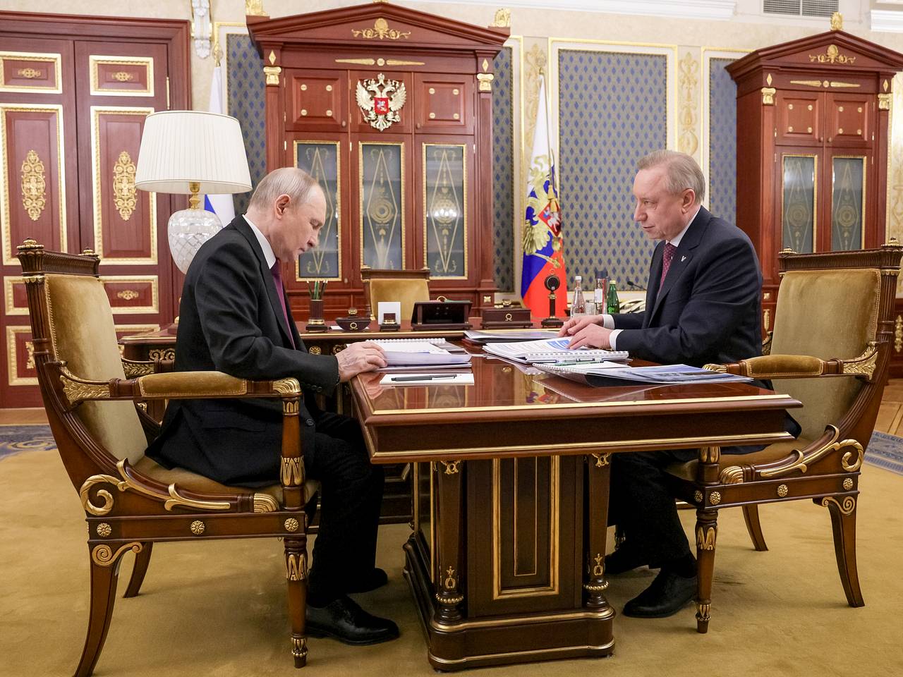 Беглов рассказал Путину о трудоустройстве ветеранов СВО в Петербурге