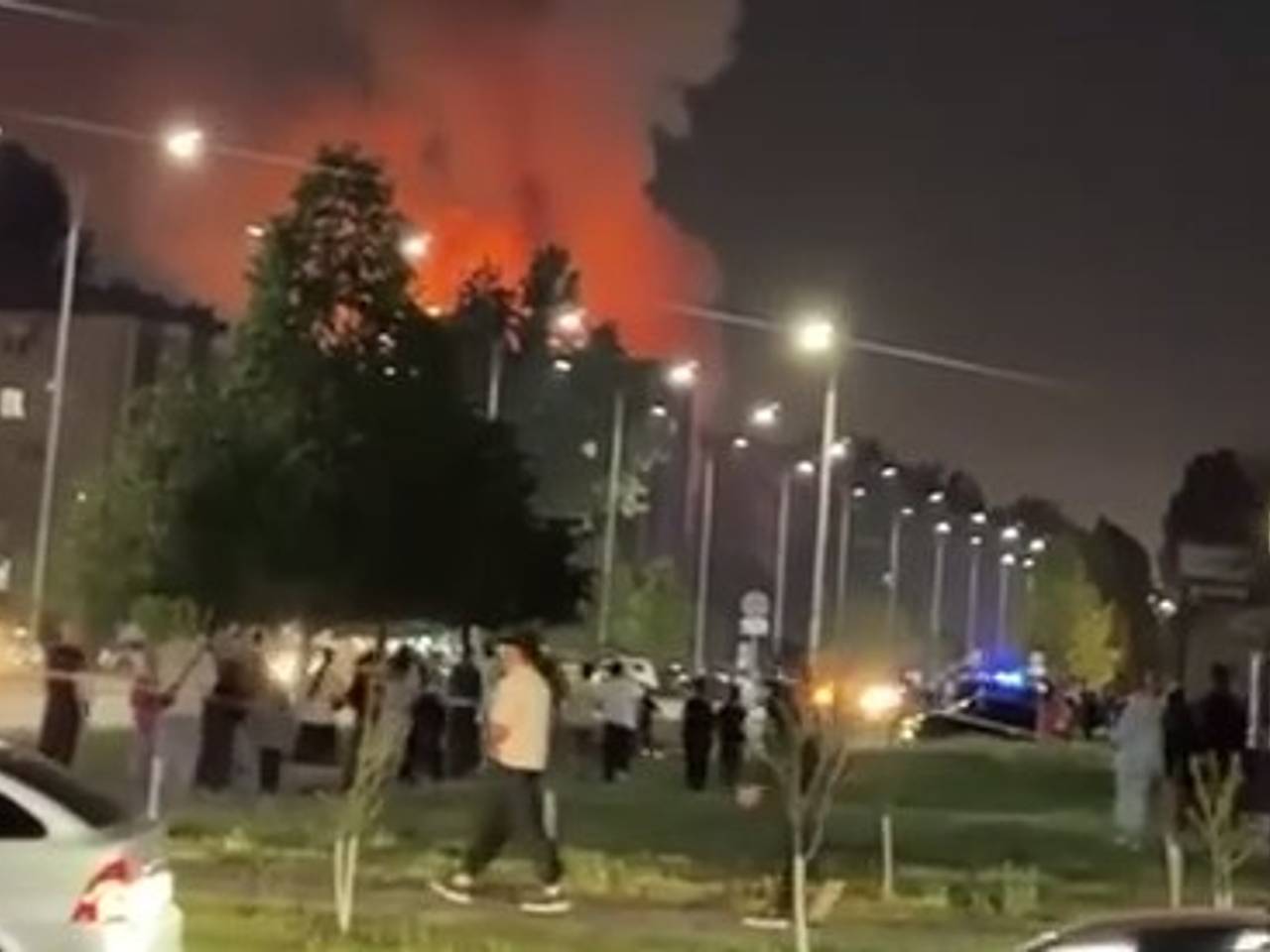 В Грозном два человека пострадали при возгорании многоэтажки