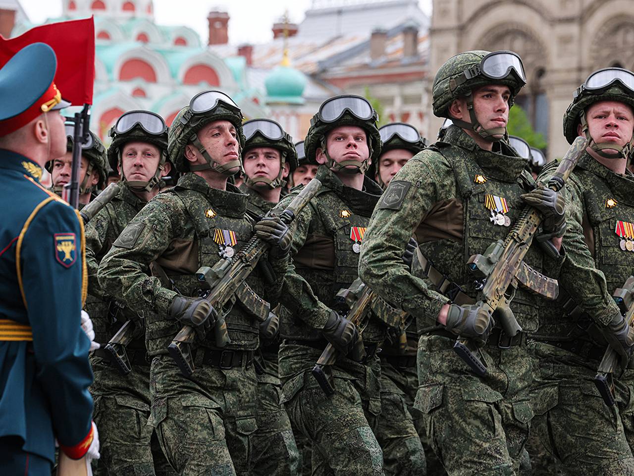 Парад Победы на Красной площади в Москве