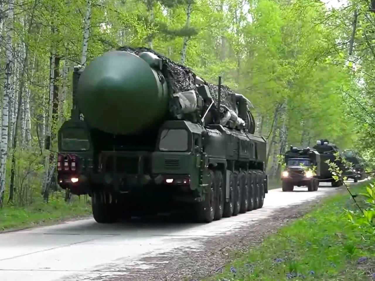Ядерные учения Российской армии попали на видео