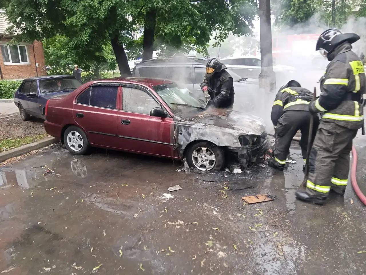 Появились кадры последствий ударов ВСУ по Подмосковью