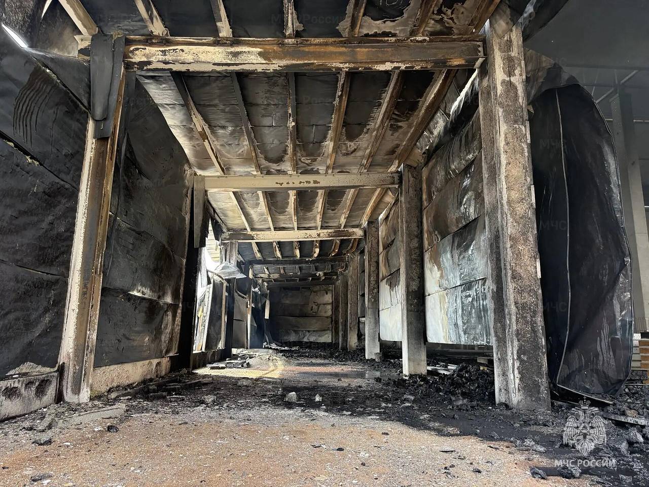 Под Москвой вспыхнул крупный пожар