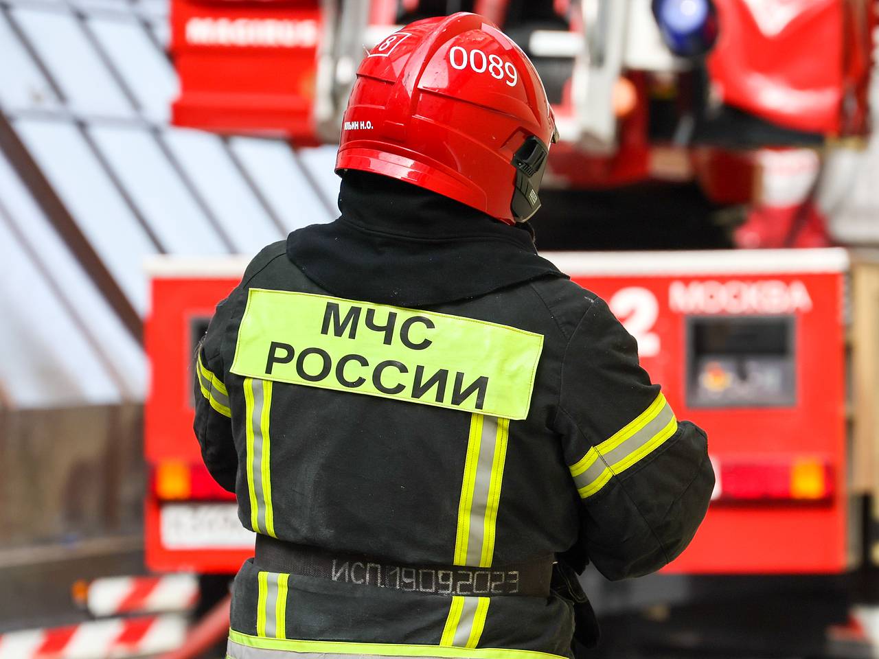 В центре Москвы произошел пожар в жилом доме