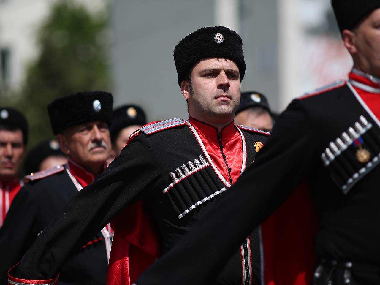Казачья бригада &laquo;Терек&raquo; отметила годовщину получения боевого знамени с подписью Путина
