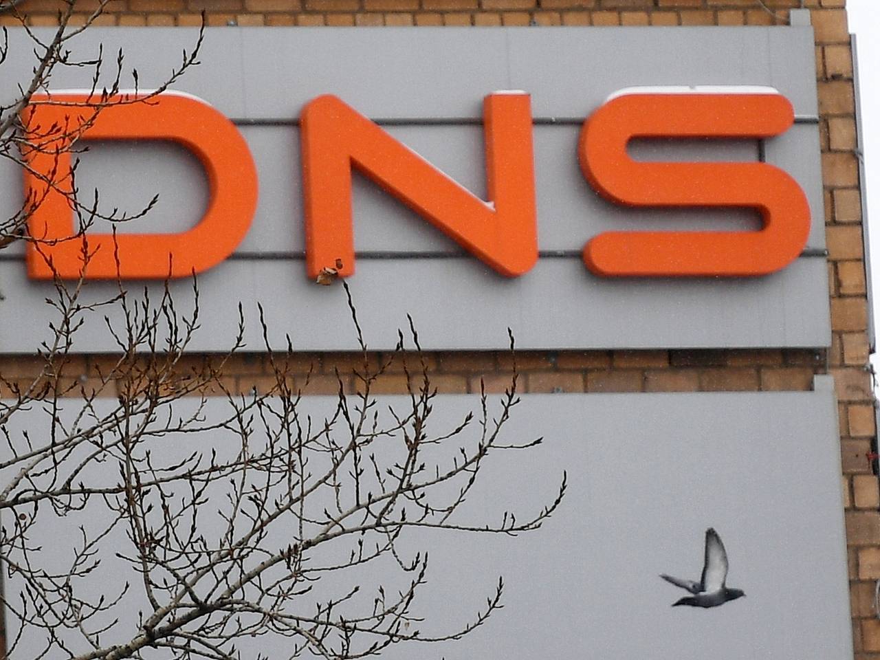 Пожар на складе DNS во Владивостоке
