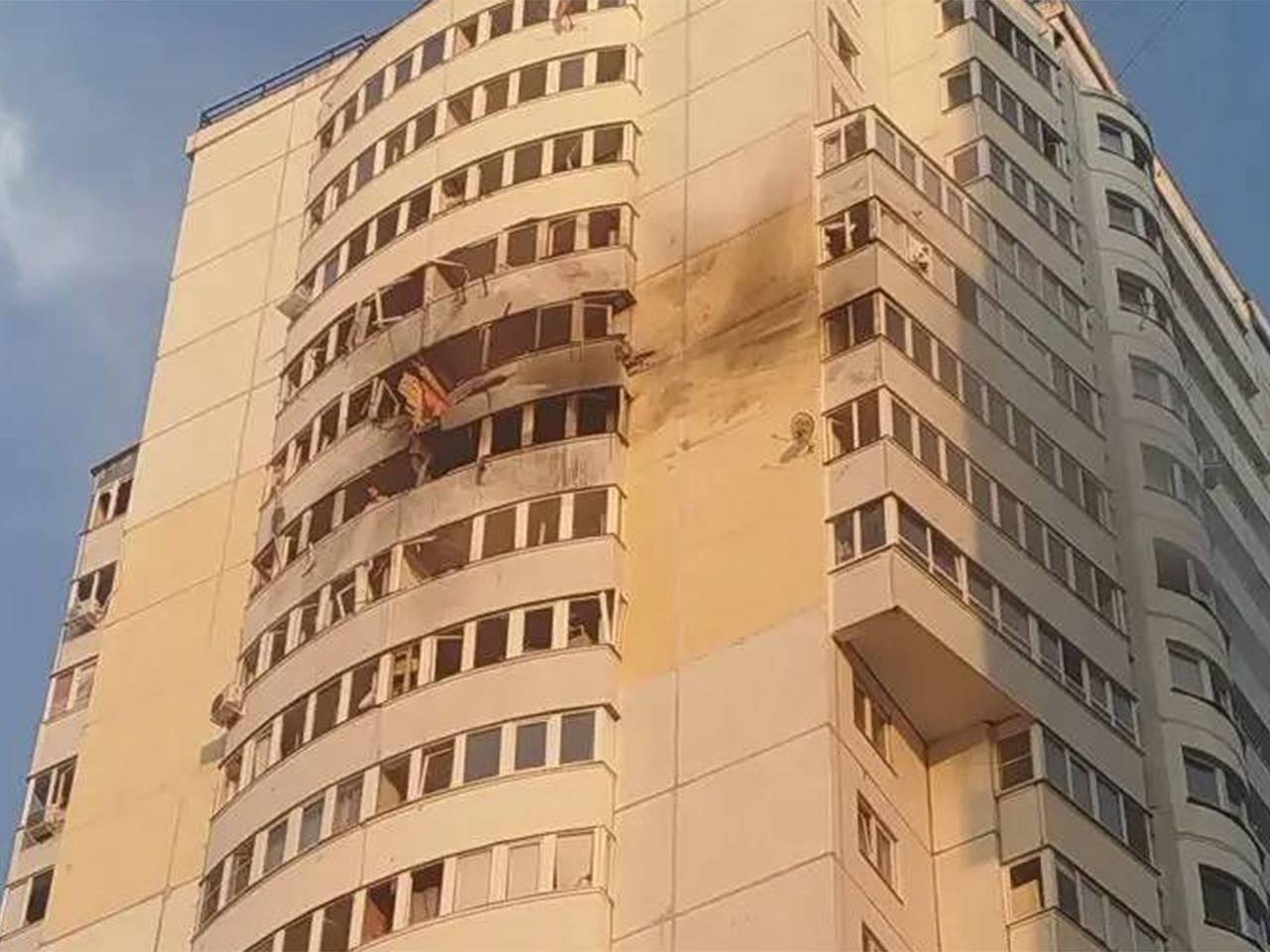 Атака дронов ВСУ на Московскую область