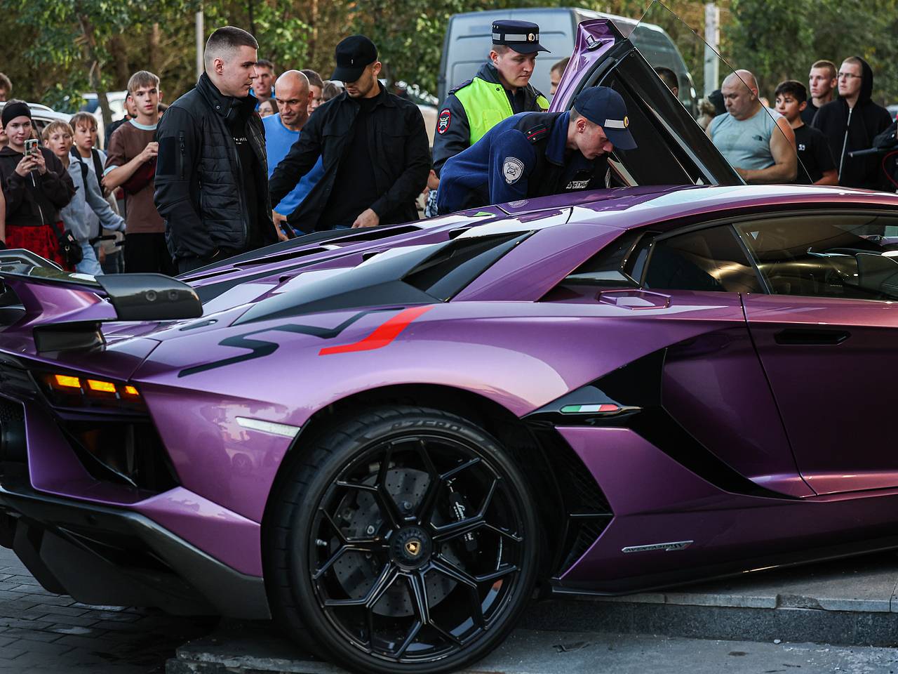 Авария с Lamborghini в Екатеринбурге
