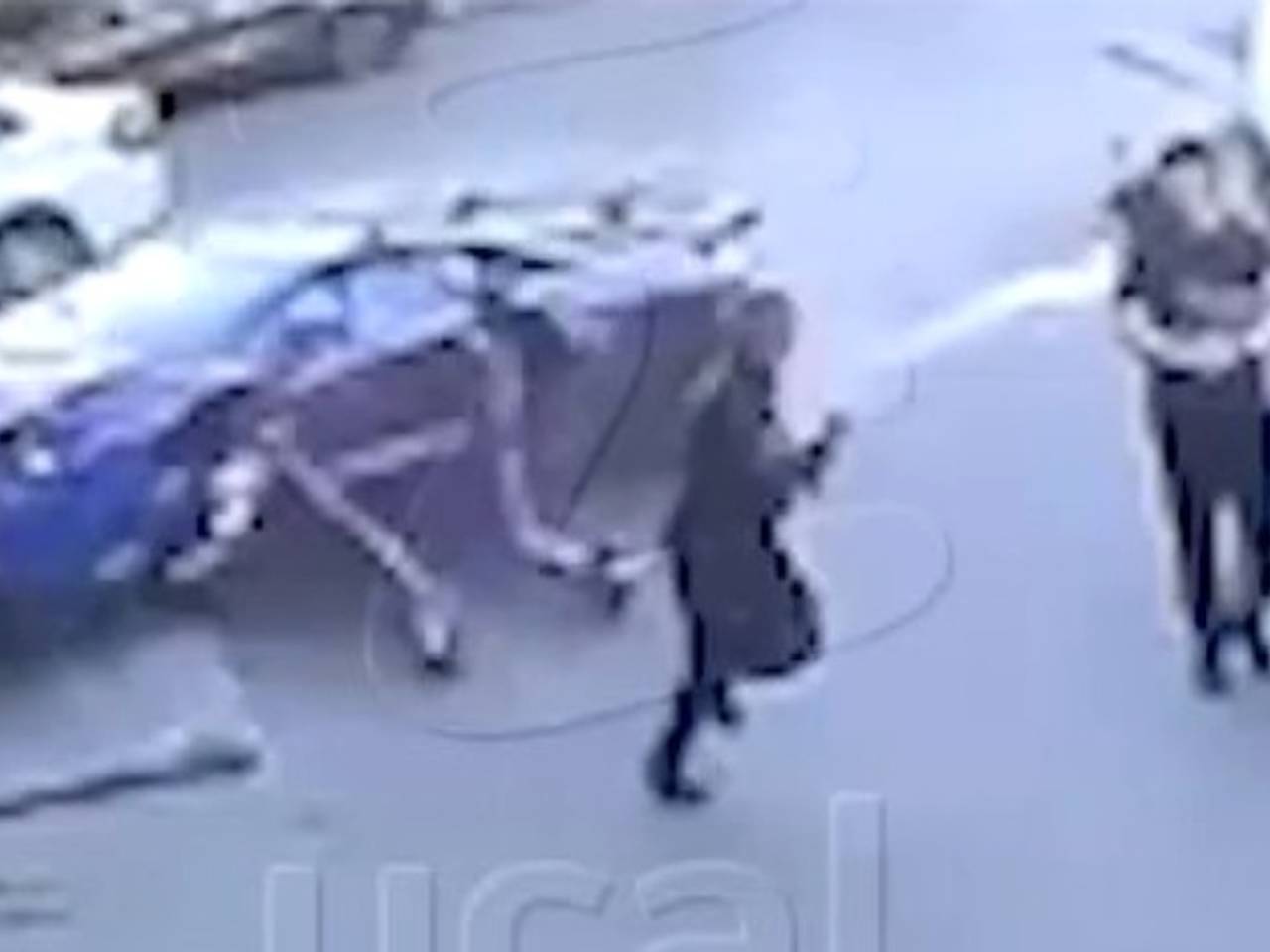Момент аварии со сбившим участника СВО сыном миллиардера на Lamborghini попал на видео