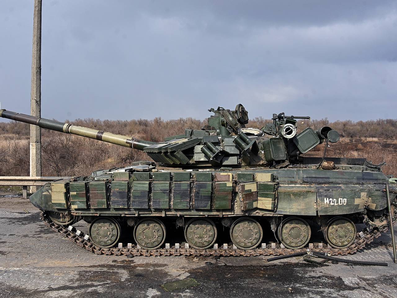 Уничтожение танка Т-64 ВСУ в Харьковской области
