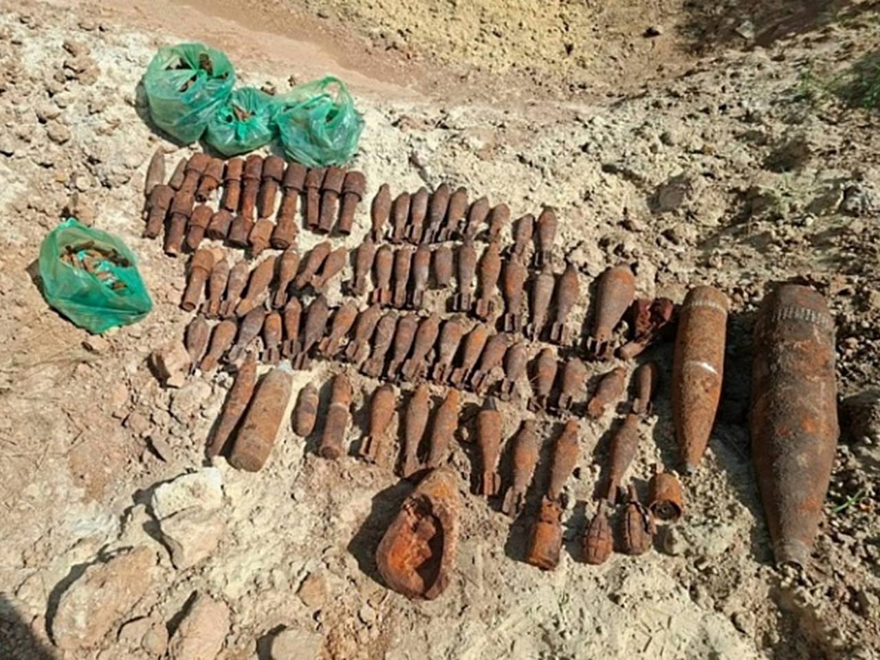 В Краснодарском крае нашли и обезвредили 800 боеприпасов времен ВОВ